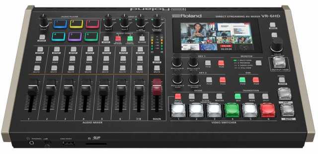 ローランド VR-6HD ダイレクト・ストリーミング・AVミキサーRoland AV