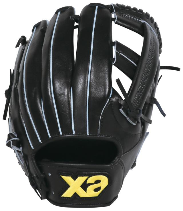 ザナックス BRG-8153-90-L 軟式ソフト兼用グラブ【左投用】（ブラック）xanax[BRG815390L] 返品種別A