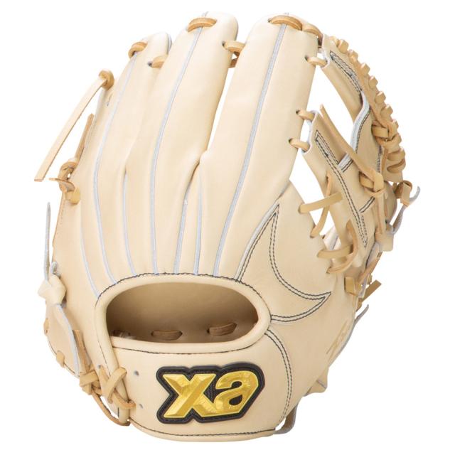 ザナックス 軟式 トラスト ベーシックライン 一般内野手用グラブ【右投用】（クリームブラウン） xanax　NA1型 BRG25NA1T-C94-R返品種別A