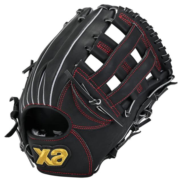 ザナックス 軟式 トラスト ベーシックライン 一般内野手用グラブ【右投用】（ブラック・サイズ：29.5cm） BRG25NH1T-90-R返品種別A