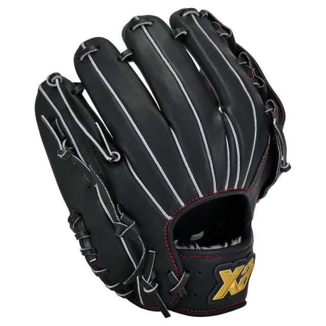 ザナックス 軟式 トラスト ベーシックライン 一般内野手用グラブ【右投用】（ブラック・サイズ：29.5cm） BRG25NH1T-90-R返品種別A