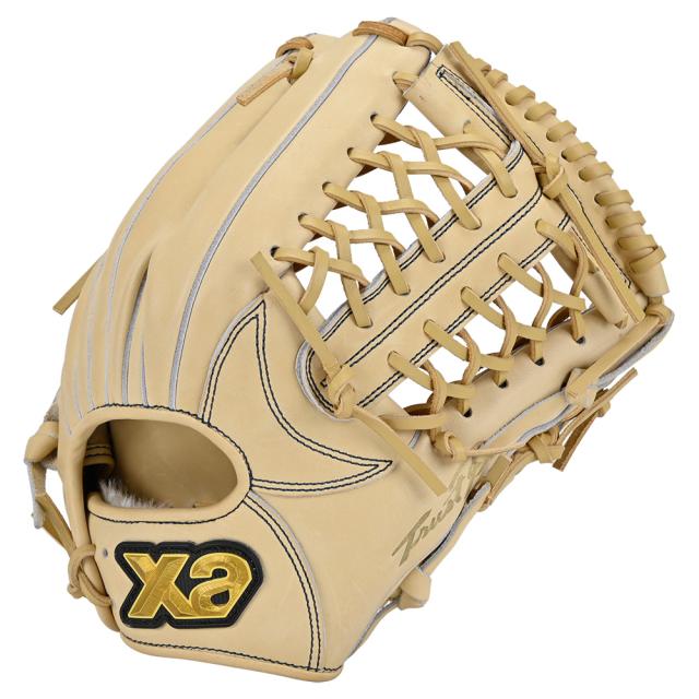 ザナックス BRG25NS3T-C94-R 軟式 トラスト スモールハンドライン オールラウンド用 大【右投用】（クリームブラウン・サイズ：30.0cm）xanax　NS3型[BRG25NS3TC94R] 返品種別A