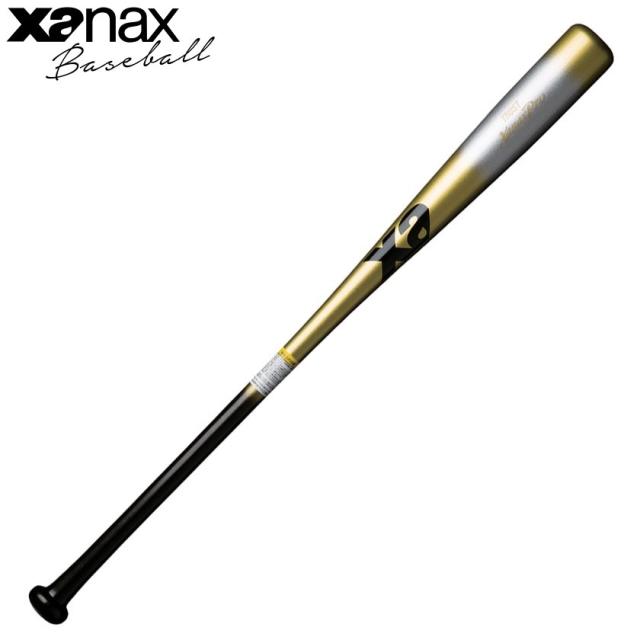 ザナックス 硬式野球　短尺ノックバット（メタリックゴールド×メタリックブラック・サイズ：82cm） xanax BNB1017-M07M90-82返品種別A