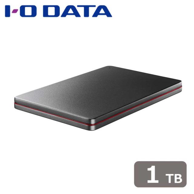 アイ・オー・データ機器｜I-O DATA HDPX-UTSC1K USB 3.2 Gen 1(USB 3.0)対応 ポータブルハードディスク「カクうす」1TB(Black×Red)[HDPXUTSC1K] 返品種別B