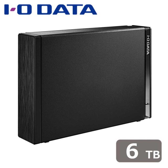 アイ・オー・データ機器｜I-O DATA HDD-UT6KB USB 5Gbps（USB 3.2 Gen1）対応 テレビ録画＆パソコン両対応 外付けハードディスク 6TB (ブラック)HDD-UTBシリーズ[HDDUT6KB] 返品種別B