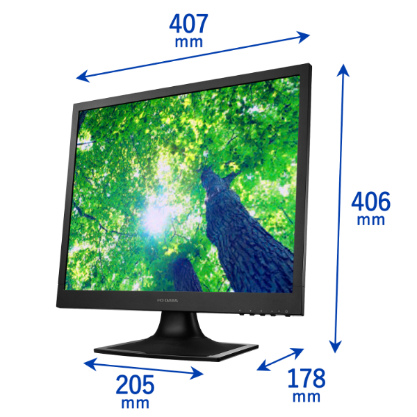 アイ・オー・データ機器｜I-O DATA LCD-SAX191DB 液晶ディスプレイ(19型/ADS/SXGA 1280×1024/75Hz/5ms/D-Sub・DVI-D/VESA/5年保証・無輝点保証)(ブラック)アイオーデータ LCD-SAX191Dシリーズ[LCDSAX191DB] 返品種別A_12