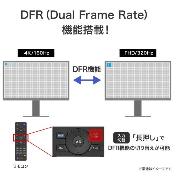 アイ・オー・データ機器｜I-O DATA LCD-GDU271JAD ゲーミング液晶ディスプレイ(27型/AHVA/4K 3840×2160/320Hz/0.5ms/HDR/HDMI/DP/VESA/5年保証・無輝点保証)(ブラック)GigaCrysta[LCDGDU271JAD] 返品種別A_4