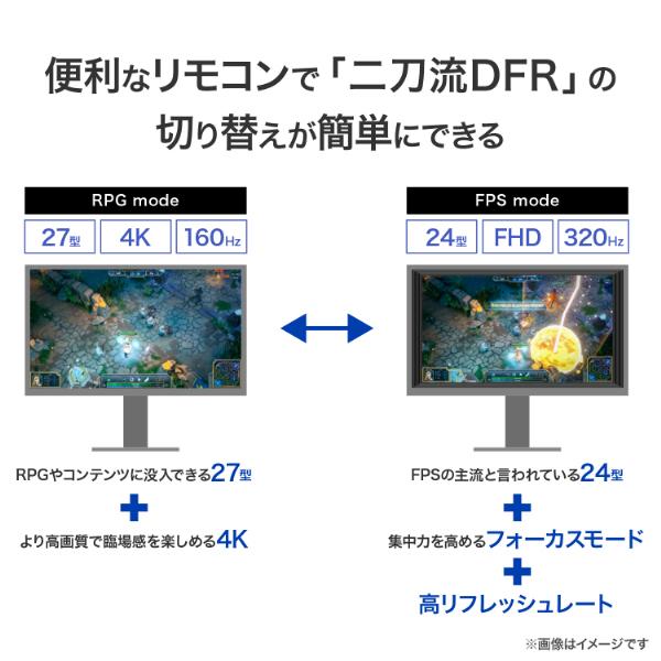 アイ・オー・データ機器｜I-O DATA LCD-GDU271JAD ゲーミング液晶ディスプレイ(27型/AHVA/4K 3840×2160/320Hz/0.5ms/HDR/HDMI/DP/VESA/5年保証・無輝点保証)(ブラック)GigaCrysta[LCDGDU271JAD] 返品種別A_8