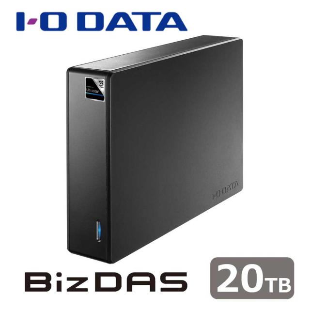 アイ・オー・データ機器｜I-O DATA 法人向け 5年保証対応 Ultrastar採用 外付けハードディスク（USB 5Gbps） 20TB  HDJA-UTU20返品種別B