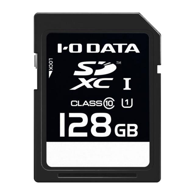アイ・オー・データ機器｜I-O DATA SDU1-128G/NC UHS-I UHS スピードクラス1対応 SDメモリーカード 128GB[SDU1128GNC] 返品種別B