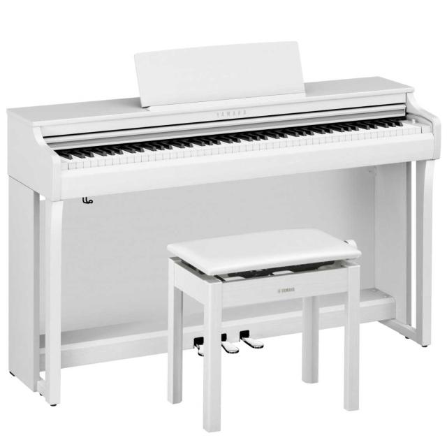 ヤマハ CLP-825-WH 【Joshin web押さえる！ 洋琴つや消し＆お取りつくろう仕かける差し上げ物！ 】陰電子洋琴(白いこと材木調)【高低自在居敷き＆受話器＆歌謡曲書き付け付き添い人】YAMAHA Clavinova(クラビノーバ)[CLP825WH] 返品カテゴリー化A