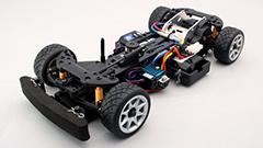 ABCホビー 【再生産】1/10 電動RCシャーシ組立済みキット ガンベイドMR