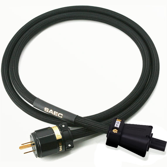 サエク PL5900M-1.0m PC-Triple-Cメガネ型プラグ用電源ケーブル(1.0m)SAEC[PL5900M10MSAEC] 返品種別A