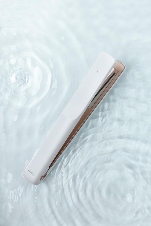ラヴィエル LV-TR01 超音波トリートメントヘアアイロン（ホワイト）LAVIEL plus　Ultrasonic Treatment Hair Iron[LVTR01] 返品種別A_8