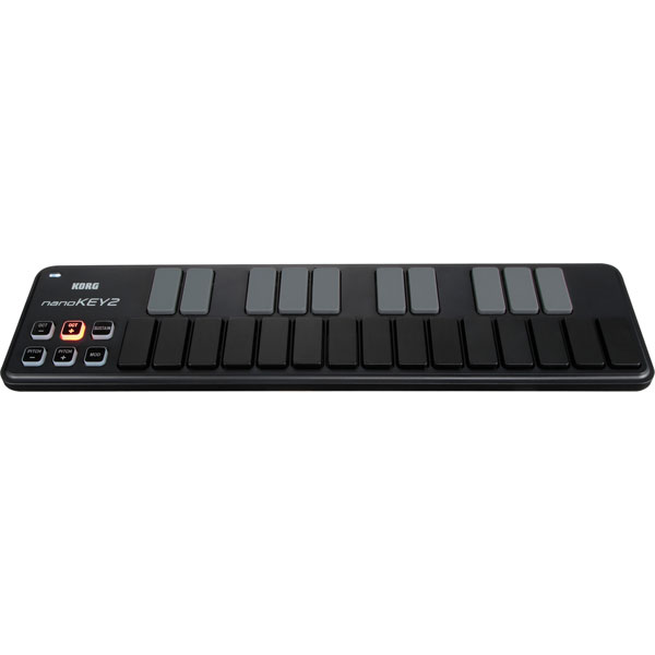 コルグ NANOKEY2-BK 25キーUSB MIDIキーボード・コントローラー　（ブラック）KORG nanoKEY2[NANOKEY2BK] 返品種別A