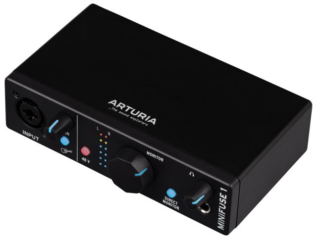 アートリア MINIFUSE 1-BLACK USBオーディオインターフェイス（ブラック）ARTURIA MiniFuse 1[MINIFUSE1BLACK] 返品種別A