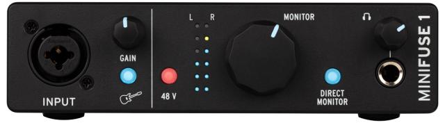 アートリア MINIFUSE 1-BLACK USBオーディオインターフェイス（ブラック）ARTURIA MiniFuse 1[MINIFUSE1BLACK] 返品種別A