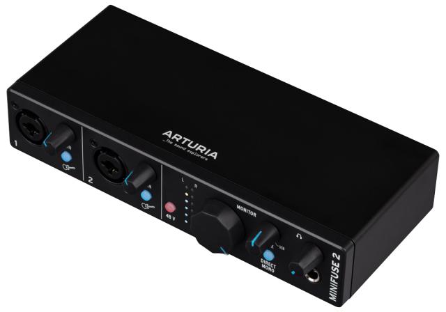 アートリア MINIFUSE 2-BLACK USBオーディオインターフェイス（ブラック）ARTURIA MiniFuse 2[MINIFUSE2BLACK] 返品種別A