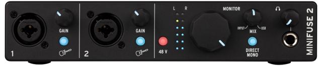 アートリア MINIFUSE 2-BLACK USBオーディオインターフェイス（ブラック）ARTURIA MiniFuse 2[MINIFUSE2BLACK] 返品種別A