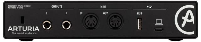 アートリア MINIFUSE 2-BLACK USBオーディオインターフェイス（ブラック）ARTURIA MiniFuse 2[MINIFUSE2BLACK] 返品種別A