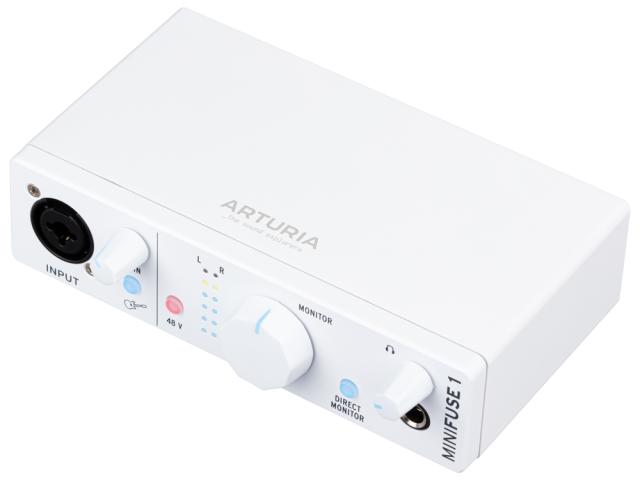 アートリア MINIFUSE 1-WHITE USBオーディオインターフェイス（ホワイト）ARTURIA MiniFuse 1[MINIFUSE1WHITE] 返品種別A