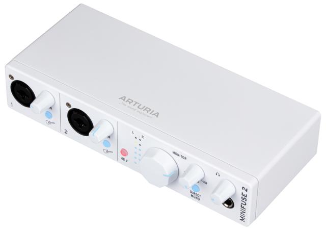 アートリア MINIFUSE 2-WHITE USBオーディオインターフェイス（ホワイト）ARTURIA MiniFuse 2[MINIFUSE2WHITE] 返品種別A