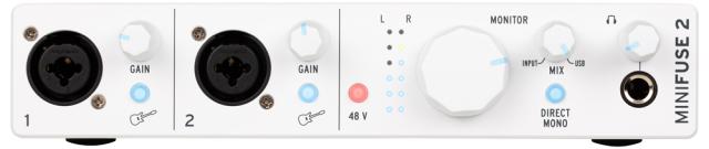アートリア MINIFUSE 2-WHITE USBオーディオインターフェイス（ホワイト）ARTURIA MiniFuse 2[MINIFUSE2WHITE] 返品種別A
