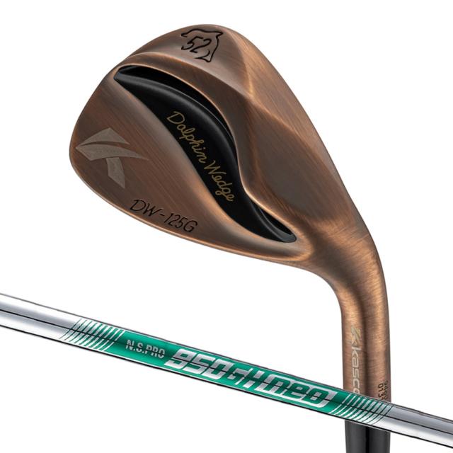 キャスコ DW-125G-C-NEO-W-52 ドルフィンウェッジ DW-125G Copper ロフト角：52°(セミグースネック)【N.S.PRO 950GH neo スチールシャフト・フレックス：WEDGE】Kasco DOLPHIN WEDGE[DW125GCNEOW52] 返品種別A