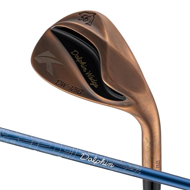 キャスコ DW-125G-C-CB-L-56 ドルフィンウェッジ DW-125G Copper for LADIES ロフト角：56°(セミグースネック)【Dolphin DP-231 L カーボンシャフト・フレックス：L】kasco DOLPHIN WEDGE[DW125GCCBL56] 返品種別A