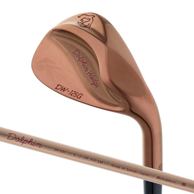 キャスコ DW-125G-PG-52 ドルフィンウェッジ DW-125G PinkGold for LADIES ロフト角：52°(セミグースネック)【限定カラー Dolphin DP-231 カーボンシャフト・フレックス：L】kasco DOLPHIN WEDGE[DW125GPG52] 返品種別A