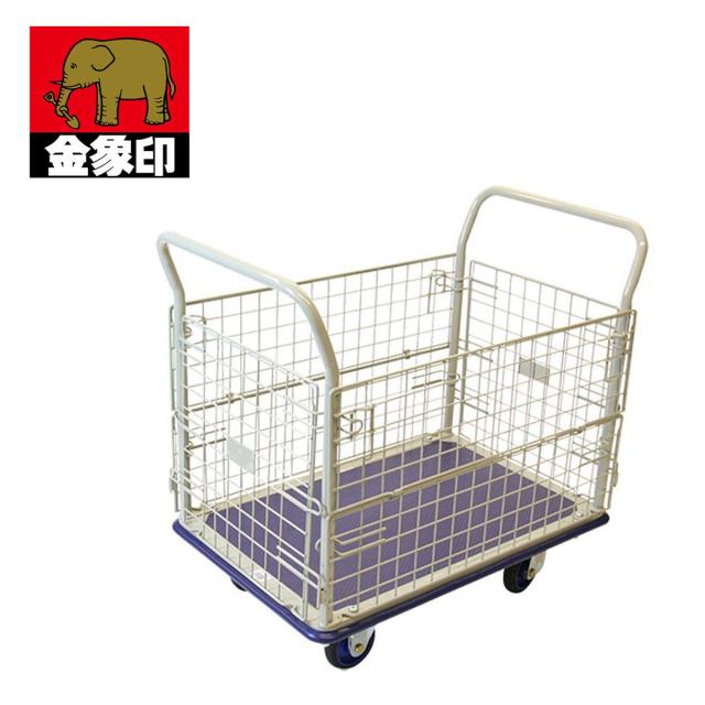 金象 #183370 キャリーラック金網大フットブレーキ付[183370] 返品種別B