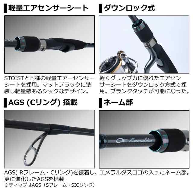 ダイワ 20 エメラルダス AIR AGS 74MMH 20 エメラルダス AIR AGS 74MMH