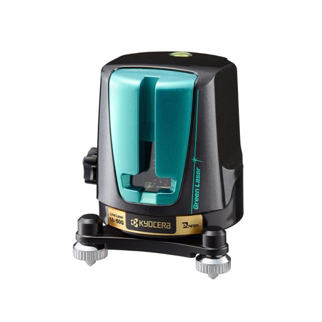京セラインダストリアルツールズ LL-50G レーザー墨出器 515nm緑色 2ライン (精度±1.5mm/5m)(プロ用)KYOCERA[LL50GRYOBI] 返品種別B