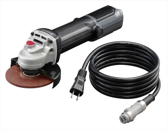 京セラインダストリアルツールズ ディスクグラインダー 脱着式コード 砥石径100mm 最大出力1100W コード付  RG114セツト返品種別B