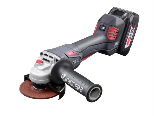 京セラインダストリアルツールズ 36V 充電式ディスクグラインダー(100mm・パドルスイッチ) KYOCERA DG3600PL2返品種別B
