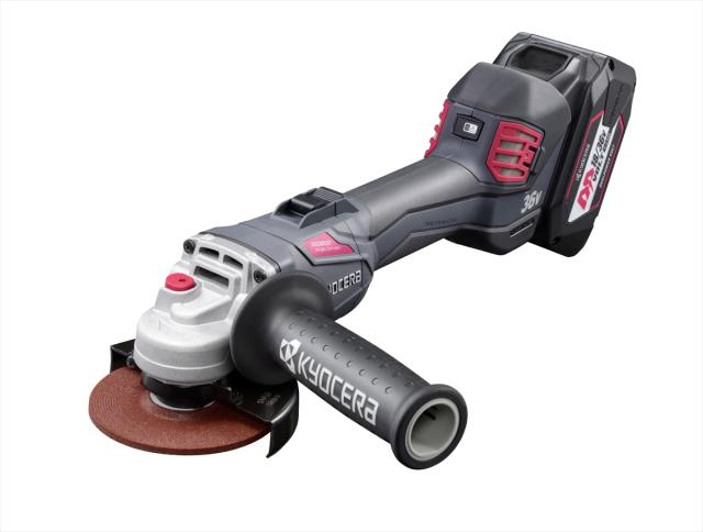 京セラインダストリアルツールズ 36V 充電式ディスクグラインダー(100mm・スライドスイッチ) KYOCERA DG3600L2返品種別B