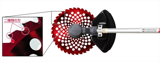 京セラインダストリアルツールズ DK3600L2 充電式刈払機 36V/刈刃255mmKYOCERA[DK3600L2] 返品種別B_6