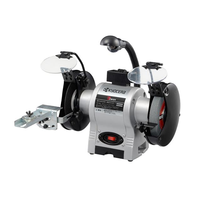 京セラインダストリアルツールズ TG-151 電動両頭グラインダー 刃物研磨治具セット付き(プロ用)KYOCERA[TG151] 返品種別B