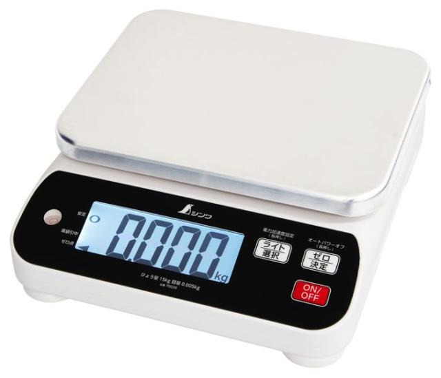 シンワ測定 #70039 デジタルはかり WP 15kg 防塵防水 取引証明以外用[70039シンワ] 返品種別B