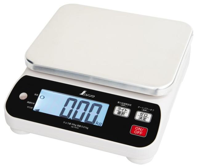 シンワ測定 #70040 デジタルはかり WP 20kg 防塵防水 取引証明以外用[70040シンワ] 返品種別B