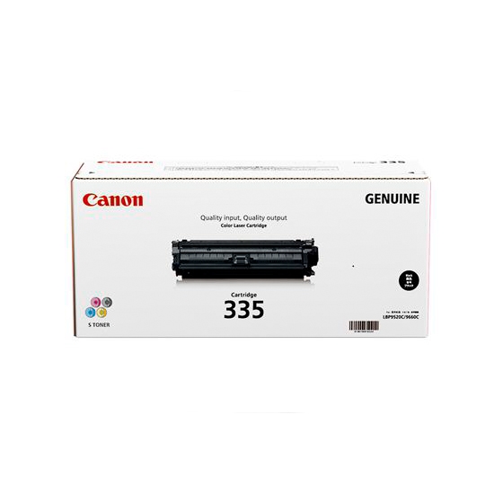 キヤノン CRG-335BLK ［純正］ トナーカートリッジ335BK （ブラック/大容量）[8673B001][CRG335BLK] 返品種別A