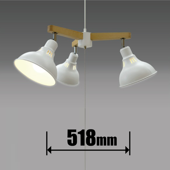 タキズミ GL3065CHWH 4.5畳用　LEDシャンデリア【コード吊】TAKIZUMI[GL3065CHWH] 返品種別A 11,950円