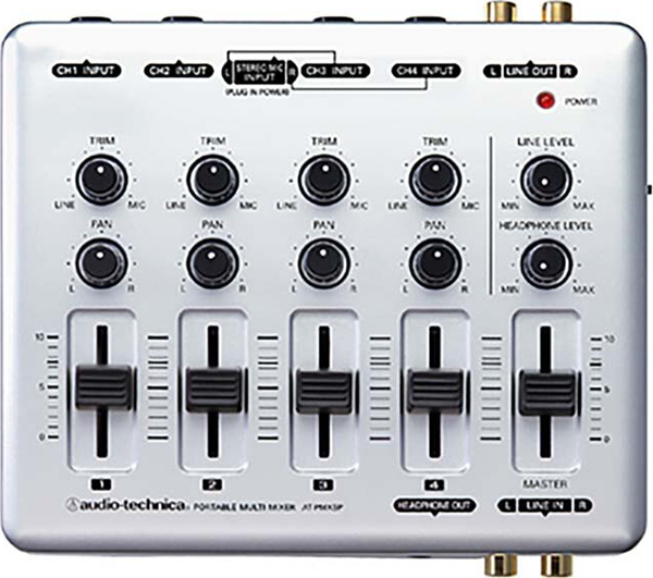 オーディオテクニカ AT-PMX5P ポータブルマルチミキサーaudio-technica[ATPMX5P] 返品種別A_1