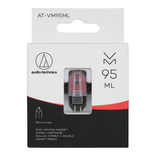 オーディオテクニカ AT-VM95ML VM型カートリッジ（MM型相当）【無垢マイクロリニア針】audio-technica[ATVM95ML] 返品種別A_2