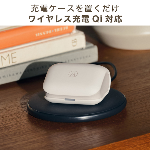 オーディオテクニカ ノイズキャンセリング機能搭載　完全ワイヤレスBluetoothイヤホン（グレー） audio-technica ATH-TWX7-GY返品種別A_13