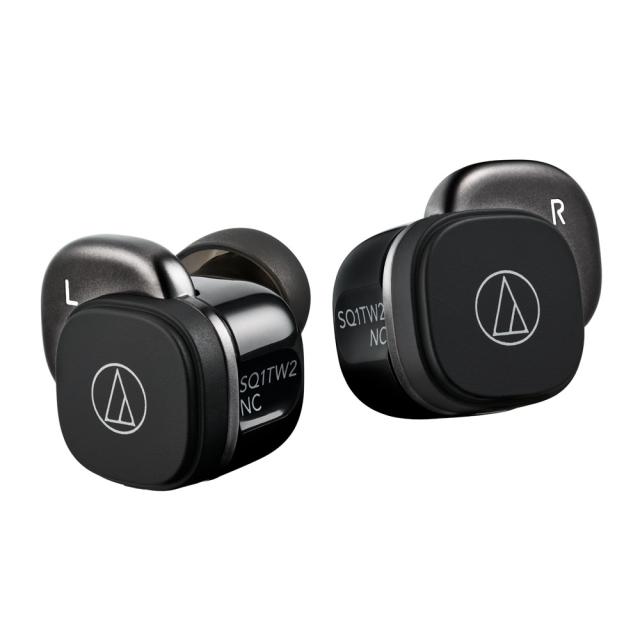 オーディオテクニカ ノイズキャンセリング機能搭載　完全ワイヤレスBluetoothイヤホン（ブラック） ATH-SQ1TW2NC-BK返品種別A