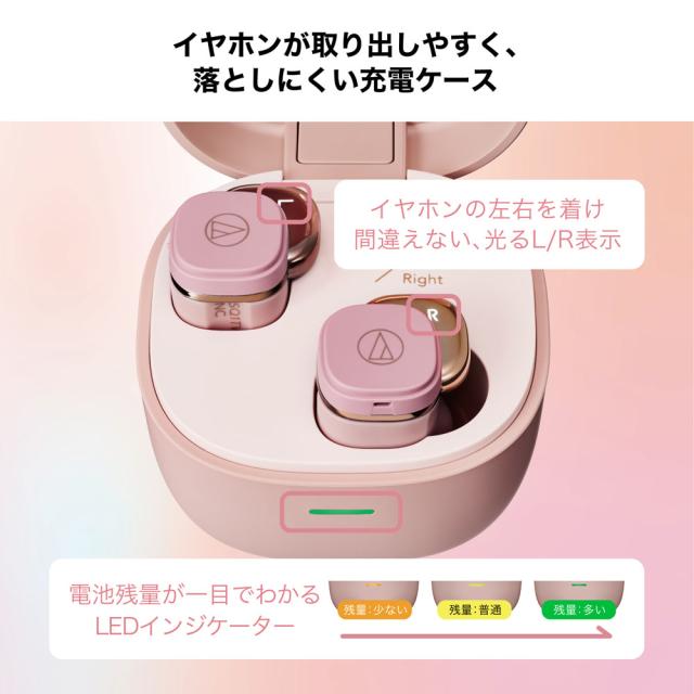 オーディオテクニカ ノイズキャンセリング機能搭載　完全ワイヤレスBluetoothイヤホン（フォレストグリーン） ATH-SQ1TW2NC-GR返品種別A_9
