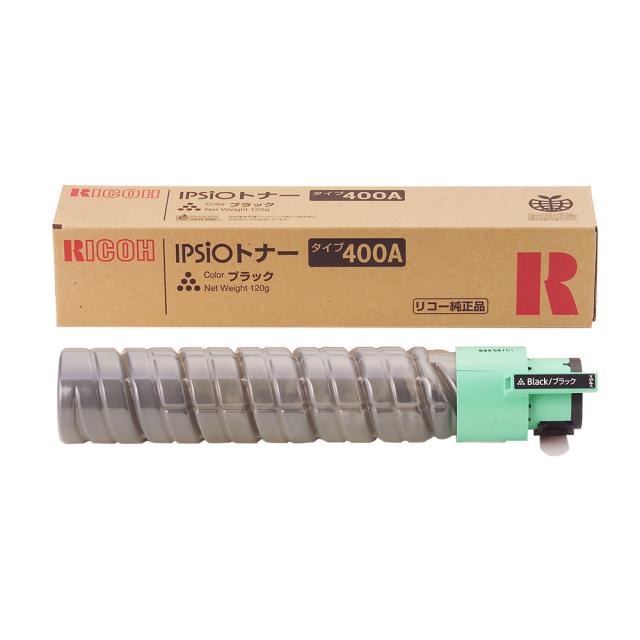 リコー IPSIOトナ-タイプ400Aブラツ トナーカートリッジ 400A（ブラック）[IPSIOトナタイプ400Aブラツ] 返品種別A