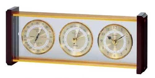 エンペックス EX-743 スーパーEX プレシード 気象計・時計（時計・気圧・温度・湿度計）EMPEX PRESEEDシリーズ[EX743] 返品種別A