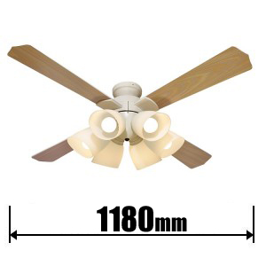 東京メタル QJ-46WW6RCLE6 LEDシーリングファン[QJ46WW6RCLE6] 返品種別A